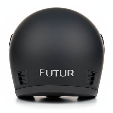 CASCO MOTO FUTUR CLASSIC NEGRO - 4