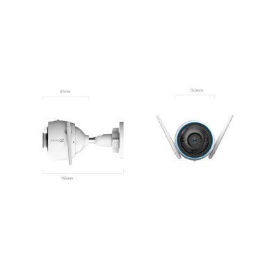 CÁMARA SEGURIDAD EZVIZ H3 2K 3MP WIFI INALÁMBRICA EXTERIOR - 2