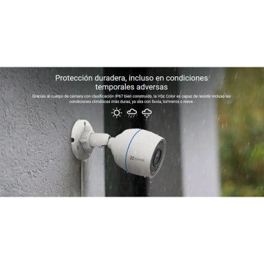 CÁMARA DE SEGURIDAD INTELIGENTE FIJA PARA EXTERIOR CS-H3C COLOR 1080P - 5