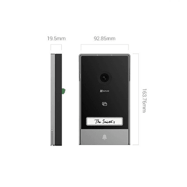 VIDEO PORTERO INTELIGENTE EZVIZ HP7 2K CON PANTALLA TÁCTIL 7 PULGADAS - 3