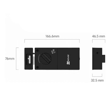 CERRADURA INTELIGENTE EZVIZ DL03 DESBLOQUEO REMOTO BATERIA - 3