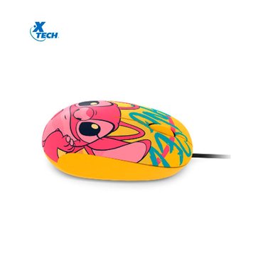 MOUSE ÓPTICO XTECH DISNEY STITCH 1200DPI USB AMARILLO XTM-D406ST-YL - 3