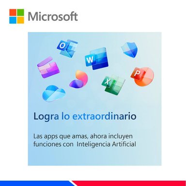 MICROSOFT 365 PERSONAL + KASPERSKY, 12 MESES, 1 USUARIO - 2