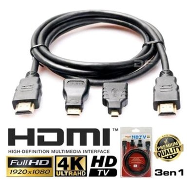 HDMI USB 4K CAPTURADOR DE VIDEO INTERLUD + CABLE HDMI 3 EN 1 - 3