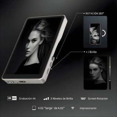VISOR DUPLICA PANTALLA CELULAR RECARGABLE SELFIE FOTOS - 5