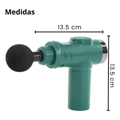 MASAJEADOR MUSCULAR DE PISTOLA DE 20 VELOCIDADES DIGITAL - 2