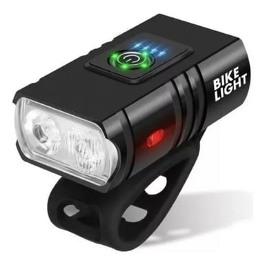 LUZ LED DELANTERA PARA BICICLETA RECARGABLE USB 1000 LÚMENES - 1