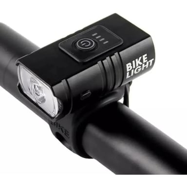 LUZ LED DELANTERA PARA BICICLETA RECARGABLE USB 1000 LÚMENES - 2