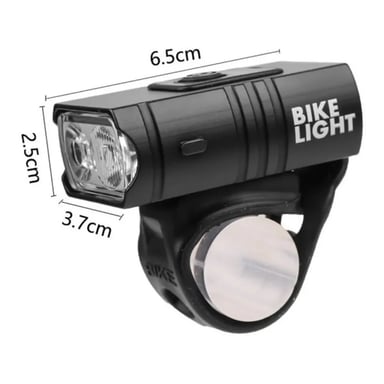 LUZ LED DELANTERA PARA BICICLETA RECARGABLE USB 1000 LÚMENES - 7