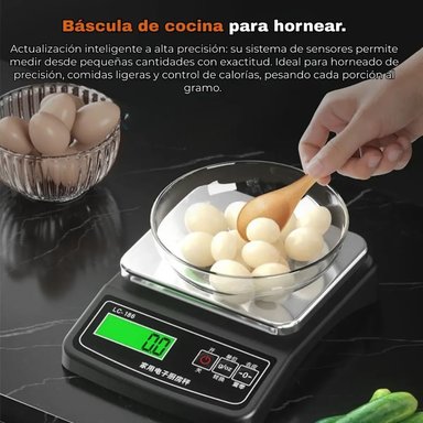 BALANZA DIGITAL COCINA 5KG ALTA PRECISIÓN ACERO INOXIDABLE - 5