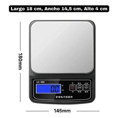 BALANZA DIGITAL COCINA 5KG ALTA PRECISIÓN ACERO INOXIDABLE - 7
