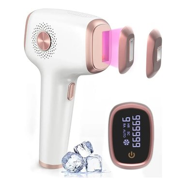 DEPILADORA IPL CON ENFRIAMIENTO INDOLORA 3 EN 1 LUZ PULSADA USO CORPORAL EN CASA - 1