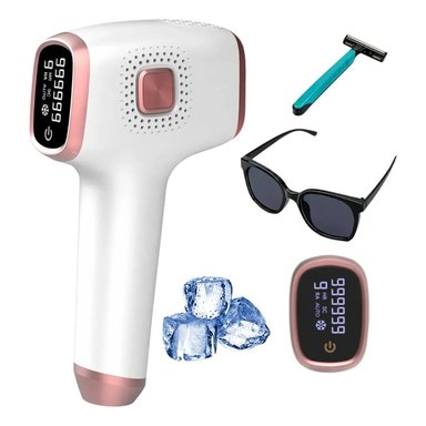 DEPILADORA IPL CON ENFRIAMIENTO INDOLORA 3 EN 1 LUZ PULSADA USO CORPORAL EN CASA - 2