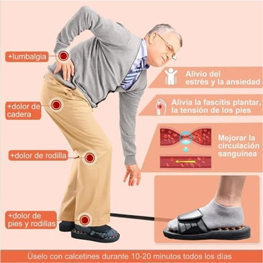 MASAJEADORAS SANDALIAS FASCITIS PLANTAR ALIVIO DOLOR PIES  TALLA 36-37 - 7
