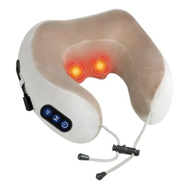 ALMOHADA DE MASAJE CERVICAL CUELLO PORTÁTIL RECARGABLE - 1