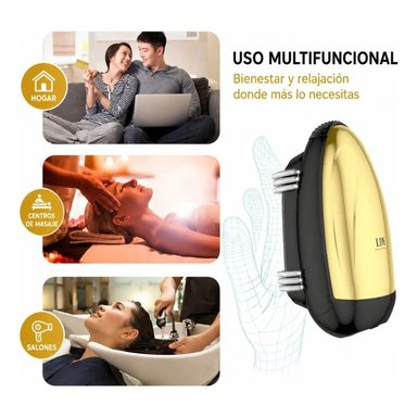 MASAJEADOR VIBRATORIO PROFESIONAL PARA BARBERÍA - 5