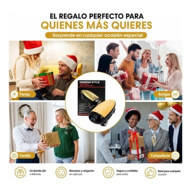 MASAJEADOR VIBRATORIO PROFESIONAL PARA BARBERÍA - 7