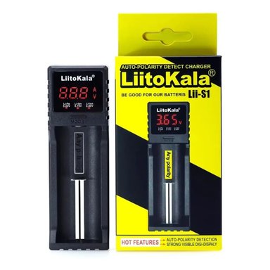 CARGADOR UNIVERSAL PARA BATERÍAS 18650 AA AAA LIITOKALA - 1