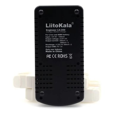 CARGADOR LIITOKALA LII-300 PARA BATERÍAS 18650 AA AAA - 4