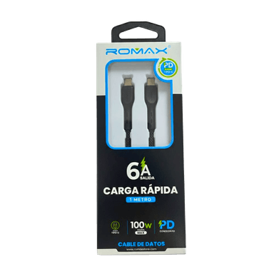 CABLE 6A TIPO C-C 100W 1M - 1