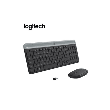 TECLADO LOGITECH MOUSE MK470 WIRELESS SLIM USB BLACK PN 920-009266 - 2
