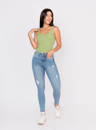 PANTALON SKINNY JAROLA CORINA DENIM - 1