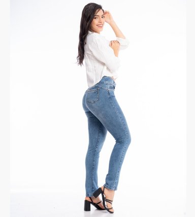 PANTALÓN MUJER JAROLA DENIM RECTO DIANA - 2