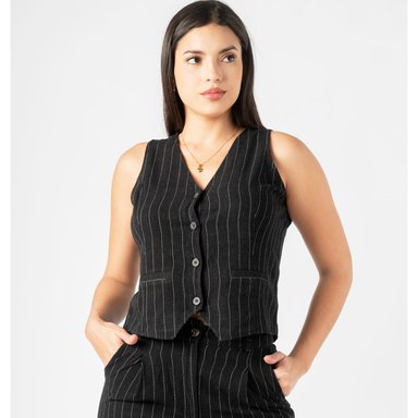 CHALECO MUJER JAROLA GIA LINO