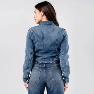 CASACA DENIM PINZAS JAROLA JESY - 3