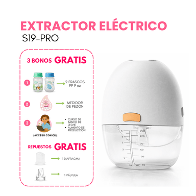 EXTRACTOR DE LECHE  ELÉCTRICO MANOS LIBRES -S19 - 3