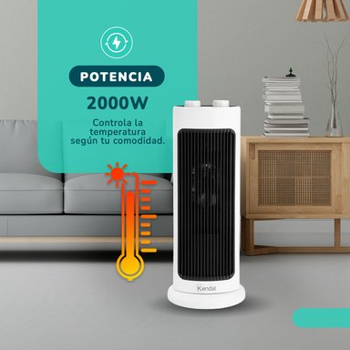 ESTUFA CALEFACTOR DE PTC KENDAL  KPTC-16 TURBO - 9