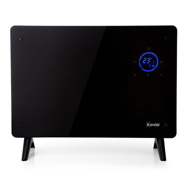 ESTUFA ELÉCTRICA SMART PANEL VIDRIO KENDAL WIFI18 M2-1500W PISOMURO - 1