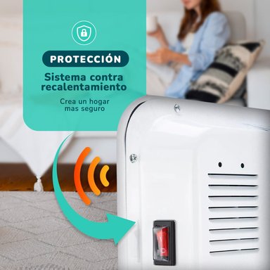 ESTUFA ELÉCTRICA PANEL INTELIGENTE KENDAL WIFI 18 M2 1500W PISO-MURO - 6