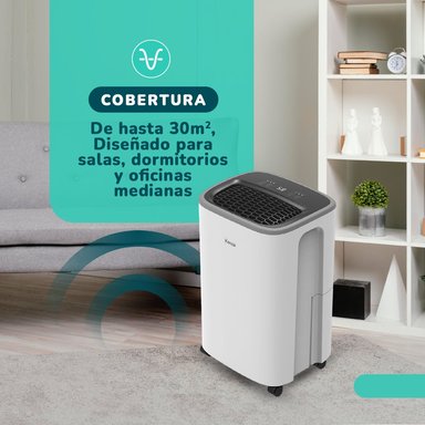DESHUMEDECEDOR Y PURIFICADOR KENDAL KD-PD12R CON FILTRO MIXTO CAPACIDAD 12 LT  COBERTURA 30M2 POTENCIA 190W - 7