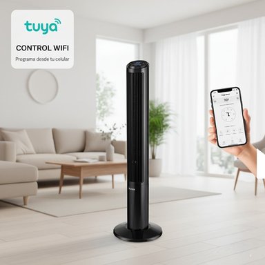 VENTILADOR DE TORRE CON WIFI 3 VELOCIDADES SILENCIOSO KVT-K4007KW - 3