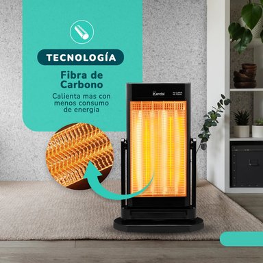 ESTUFA FIBRA DE CARBONO KENDAL KFC-90 D1 BLACK - 7