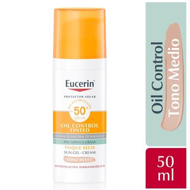 EUCERIN SUN FACE OIL CONTROL TONO MEDIO FPS50+ - 1