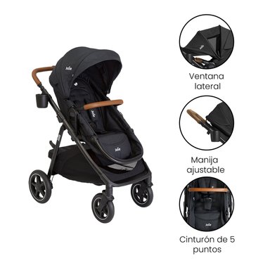 COCHE TRAVEL SYSTEM 4 EN 1 GINGER LX JOIE SHALE - 2
