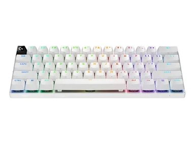 TECLADO LOGITECH PRO X 60 LIGHTSPEED BT/ÓPTICO/65 HRS/RGB WHITE (920-011921) - 2