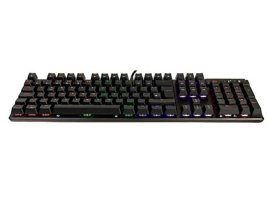 TECLADO MECÁNICO TE-4068G, RETROILUMINACIÓN RAINBOW, USB 2.0, ESPAÑOL, COLOR NEGRO - 3