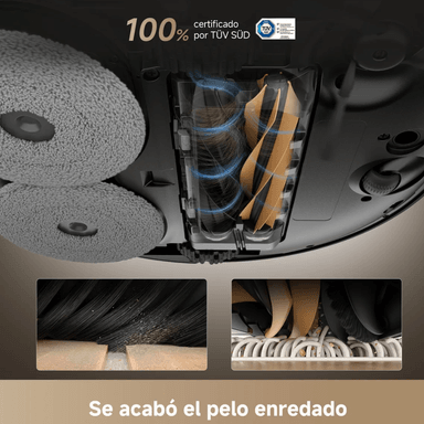 ASPIRADORA ROBOT DREAME VACUUM X50 ULTRA COMPLETE SUCCION 20000PA - NEGRO - 4