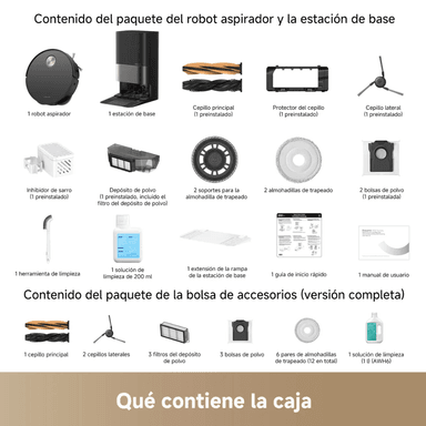ASPIRADORA ROBOT DREAME VACUUM X50 ULTRA COMPLETE SUCCION 20000PA - NEGRO - 6