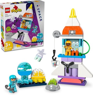 LEGO DUPLO 10422 AVENTURA EN LANZADERA ESPACIAL 3 EN1 - 1