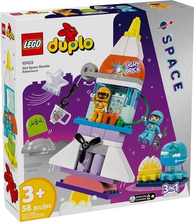 LEGO DUPLO 10422 AVENTURA EN LANZADERA ESPACIAL 3 EN1 - 2