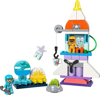 LEGO DUPLO 10422 AVENTURA EN LANZADERA ESPACIAL 3 EN1 - 4