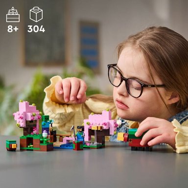 LEGO MINECRAFT 21260 EL JARDÍN DE CEREZOS EN FLOR - 4
