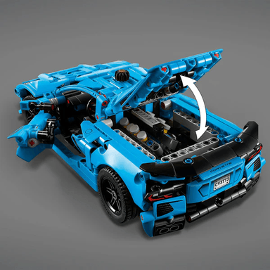 LEGO TECHNIC  42217 CHEVROLET CORVETTE STINGRAY AZUL (732 PIEZAS) - 4