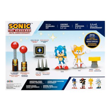 FIGURA SONIC HEDGEHOG - DIORAMA ELECTRICO CON SONIC Y COLITAS - 5