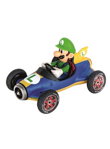 VEHÍCULO SUPER MARIO CARRO A CONTROL MARIO KART CARRERA MACH 8 LUIGI - 3