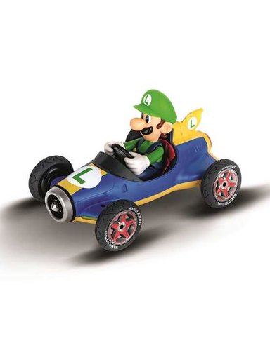 VEHÍCULO SUPER MARIO CARRO A CONTROL MARIO KART CARRERA MACH 8 LUIGI - 4